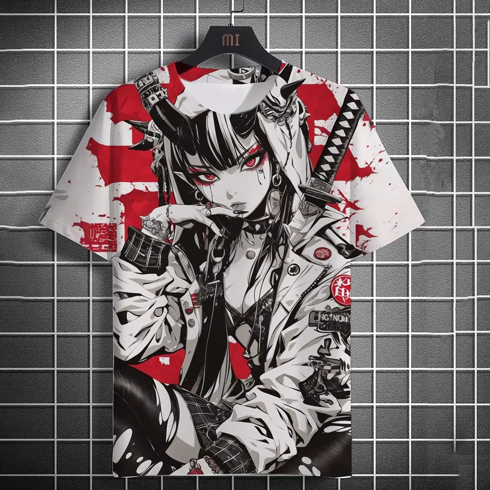 Street Fashion In Japanese - Japanese Anime Girl 3D Print Sports
