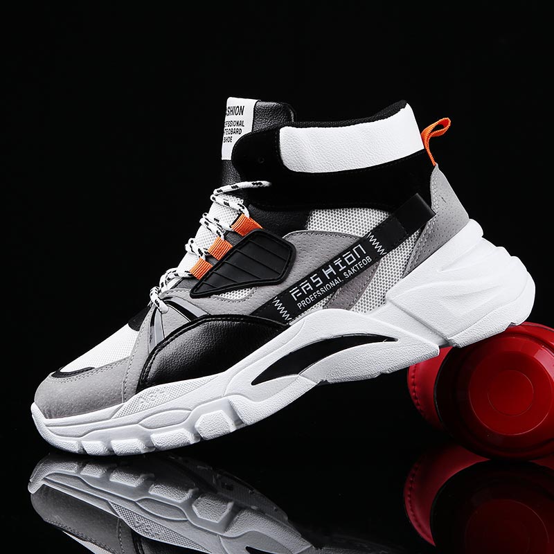 Street Fashion For Short Guys - Hightop Summer Men's Sport Shoes Man