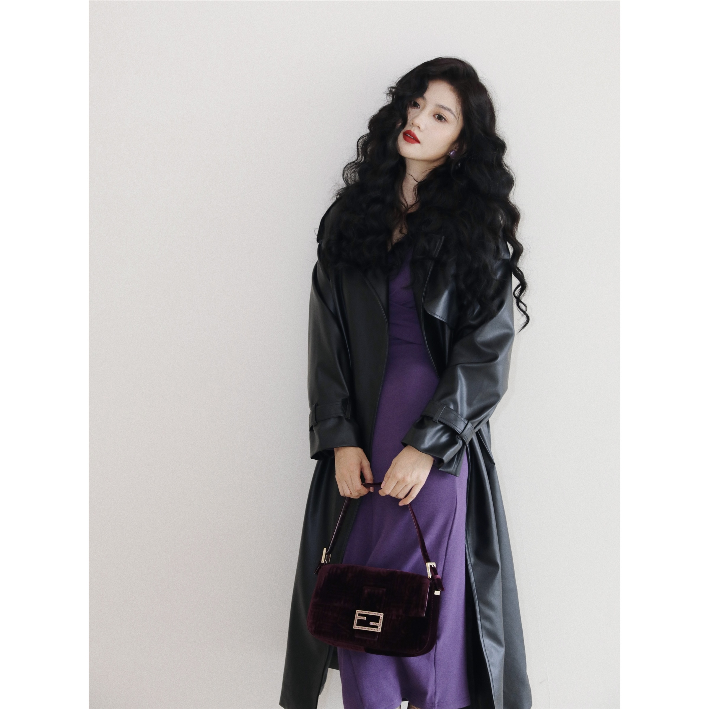 Street Fashion In Japanese - Brown Trench Women'S Fashionable Raincoat Formal