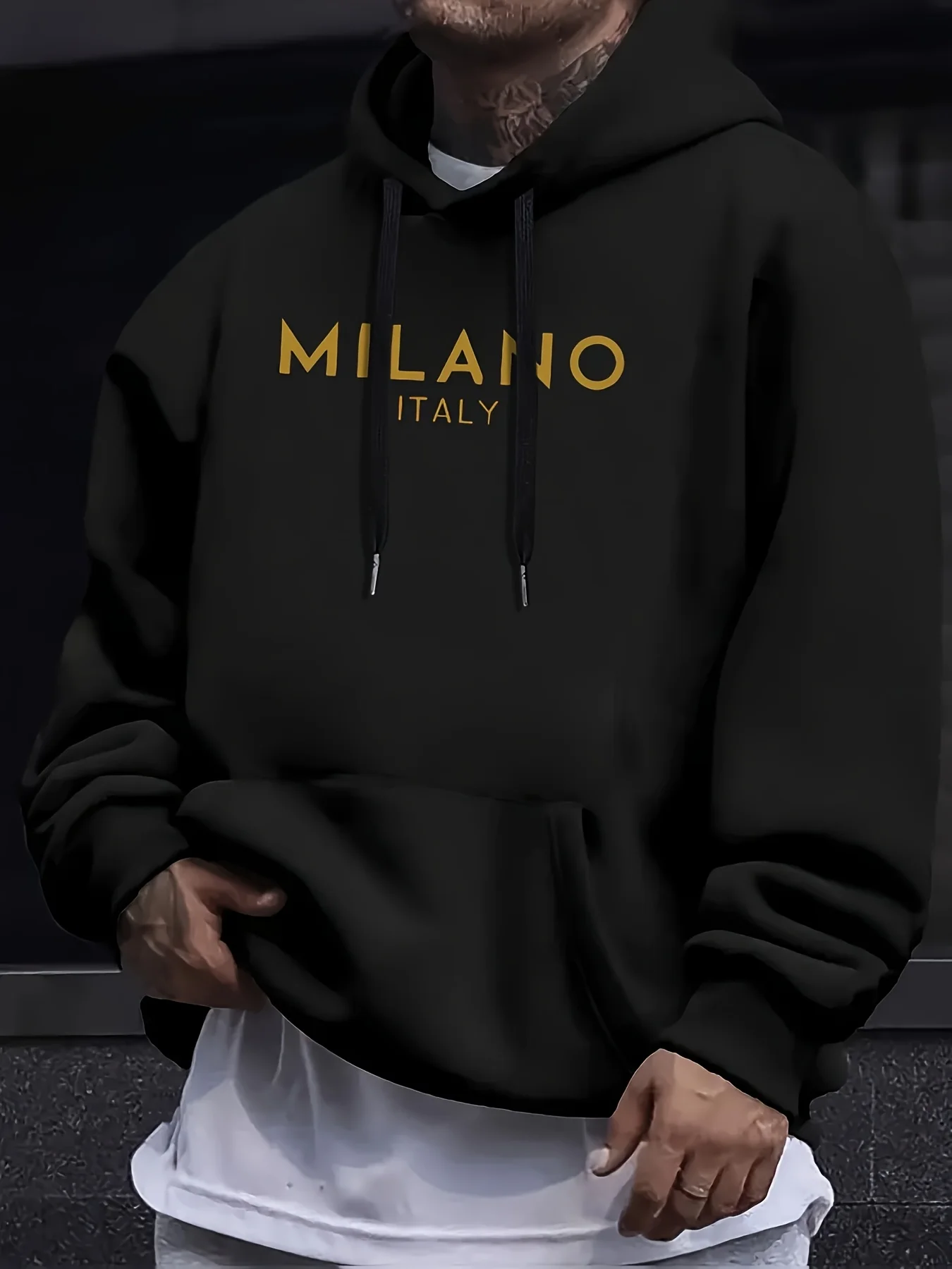 Autumn and winter hooded sweat - Street Fashion Milano 评论和价格