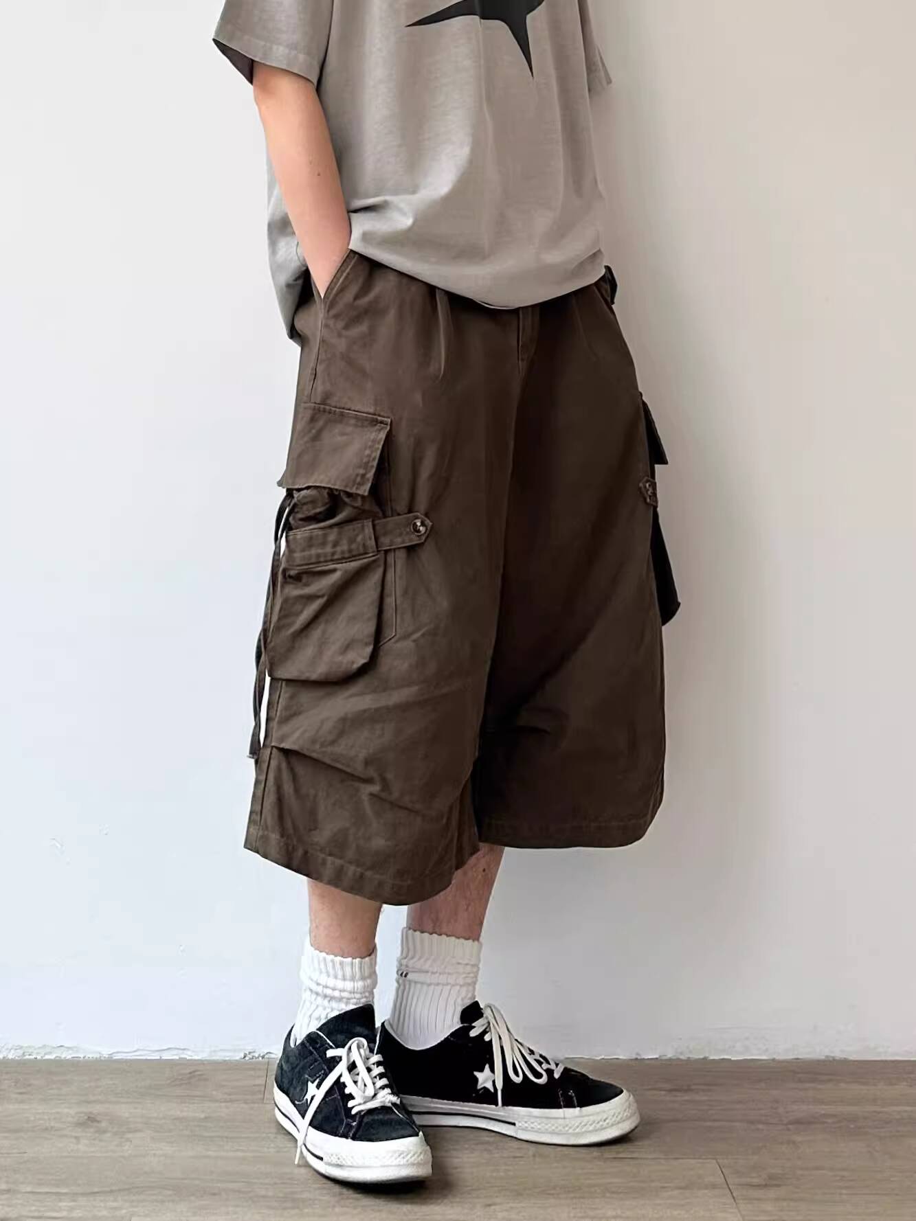 2026 Summer Japanese Vintage M - Cargo Pant Wide 评论和价格