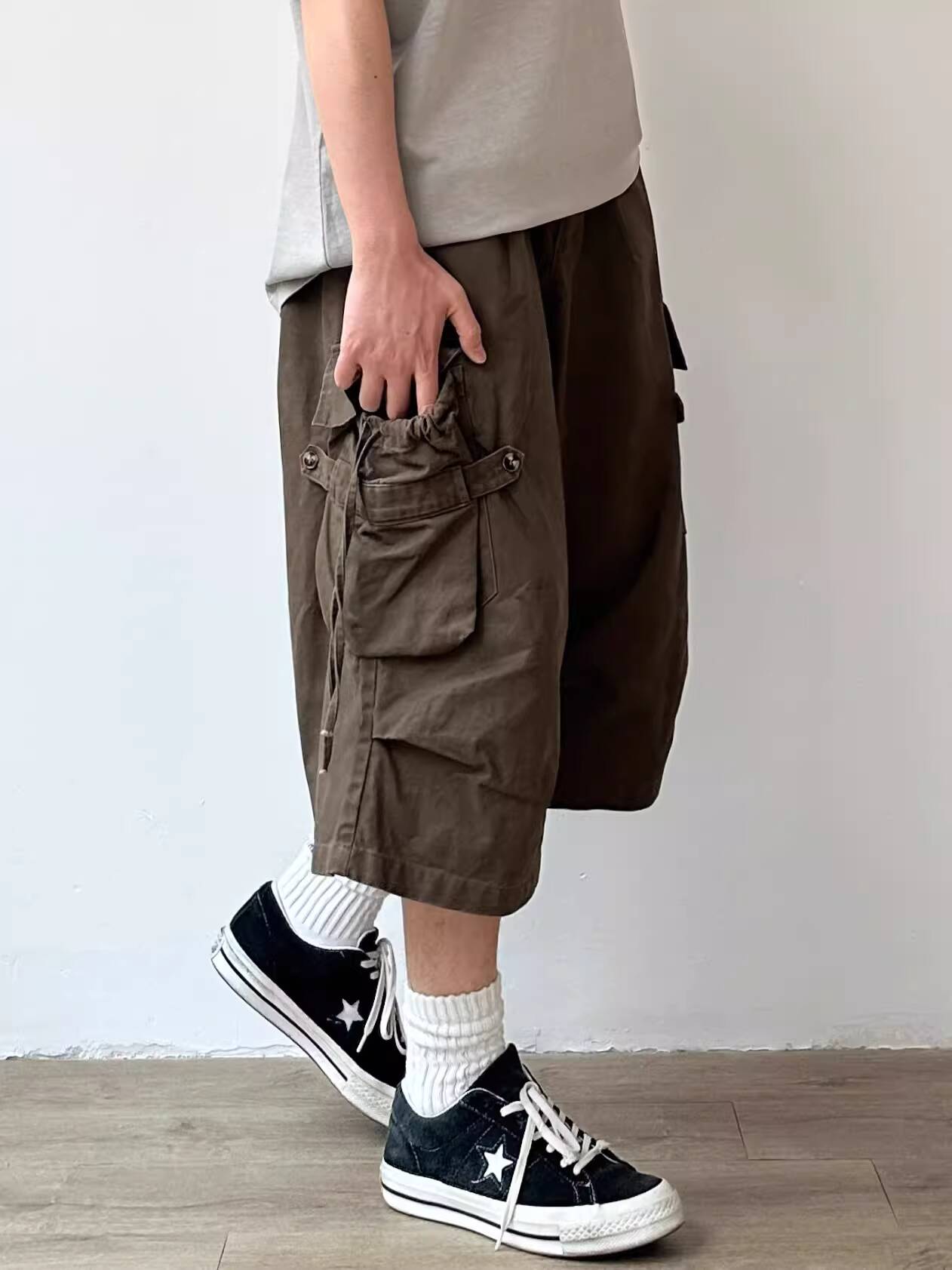 2026 Summer Japanese Vintage M - Cargo Pant Wide 评论和价格