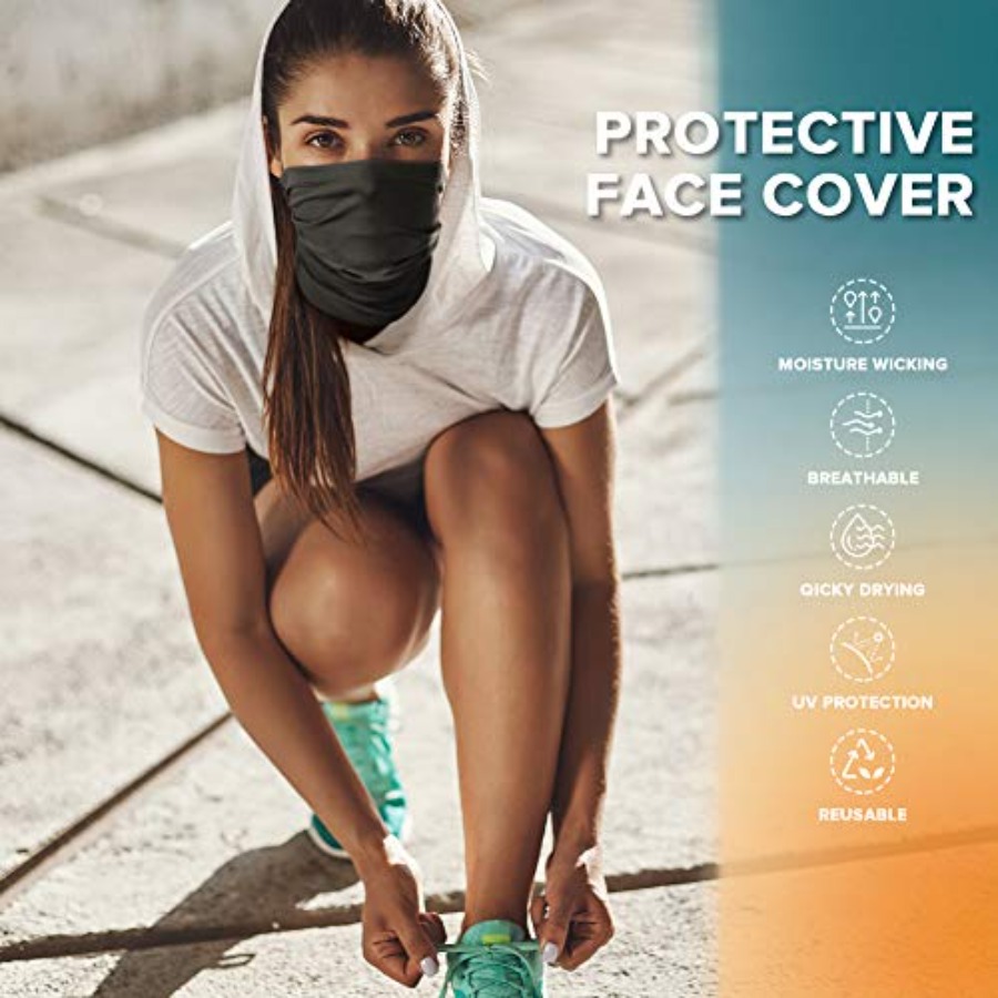 VULKIT 2 Pack Neck Gaiter Face - Balaclava Face Mask 评论和价格