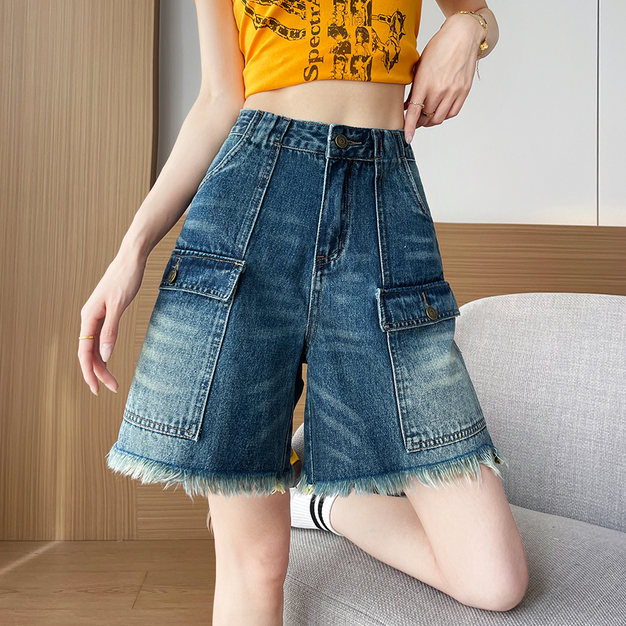 Women's Shorts Jorts High Wais - Cargo Pant Wide 评论和价格