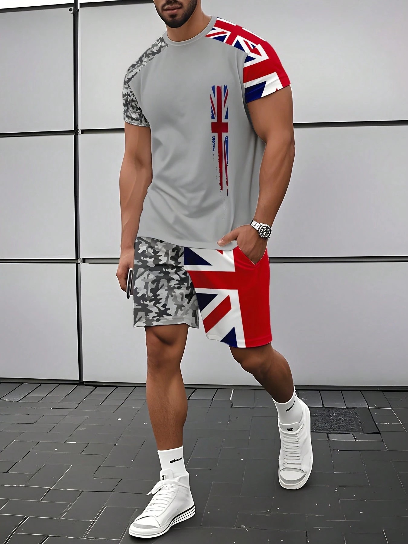 2026 Summer New Men's Short-Sl - Street Fashion Men 评论和价格
