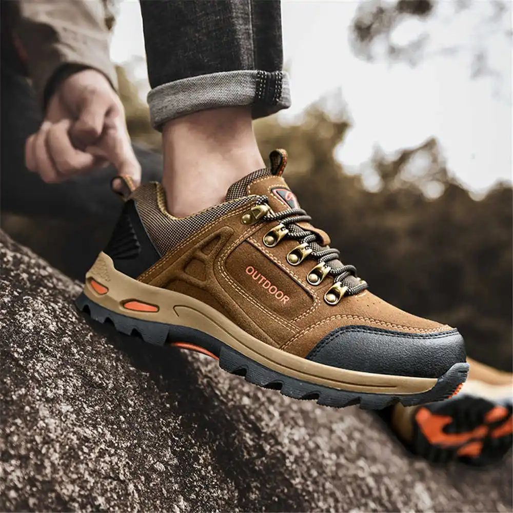 Non-slip Lace Up Hiking Tennis - Street Fashion For Short Guys 评论和价格