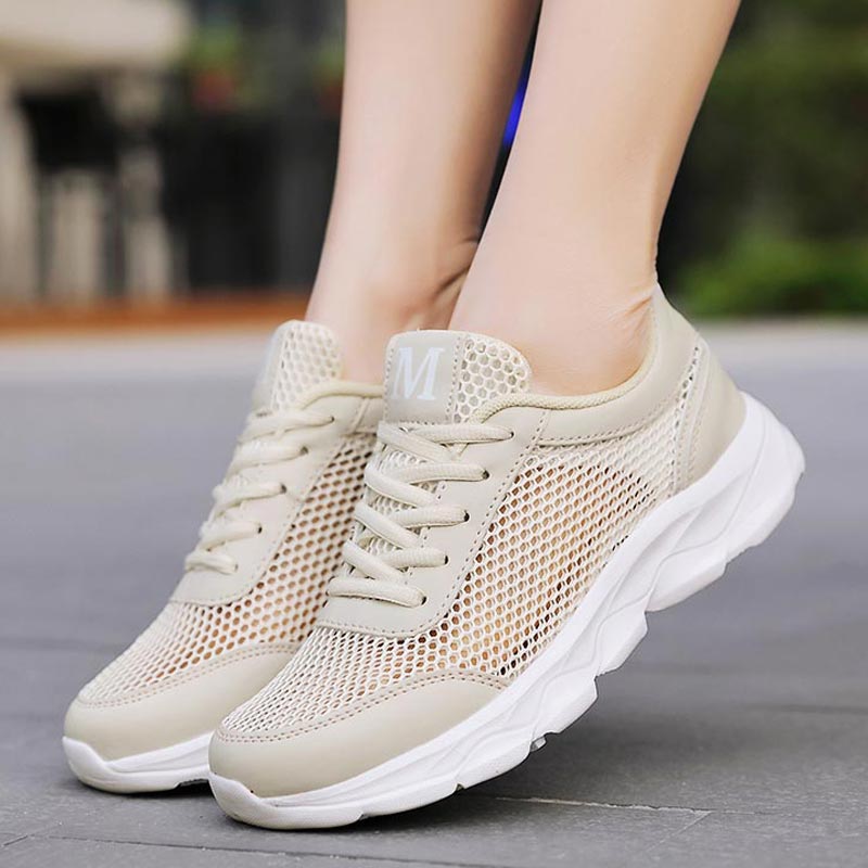 Summer Breathable Sneakers Wom - Street Fashion Online Shopping 评论和价格
