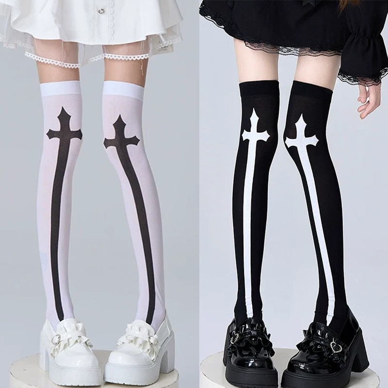 Gothic Y2K Lolita Black White  - Street Fashion Youtube 评论和价格