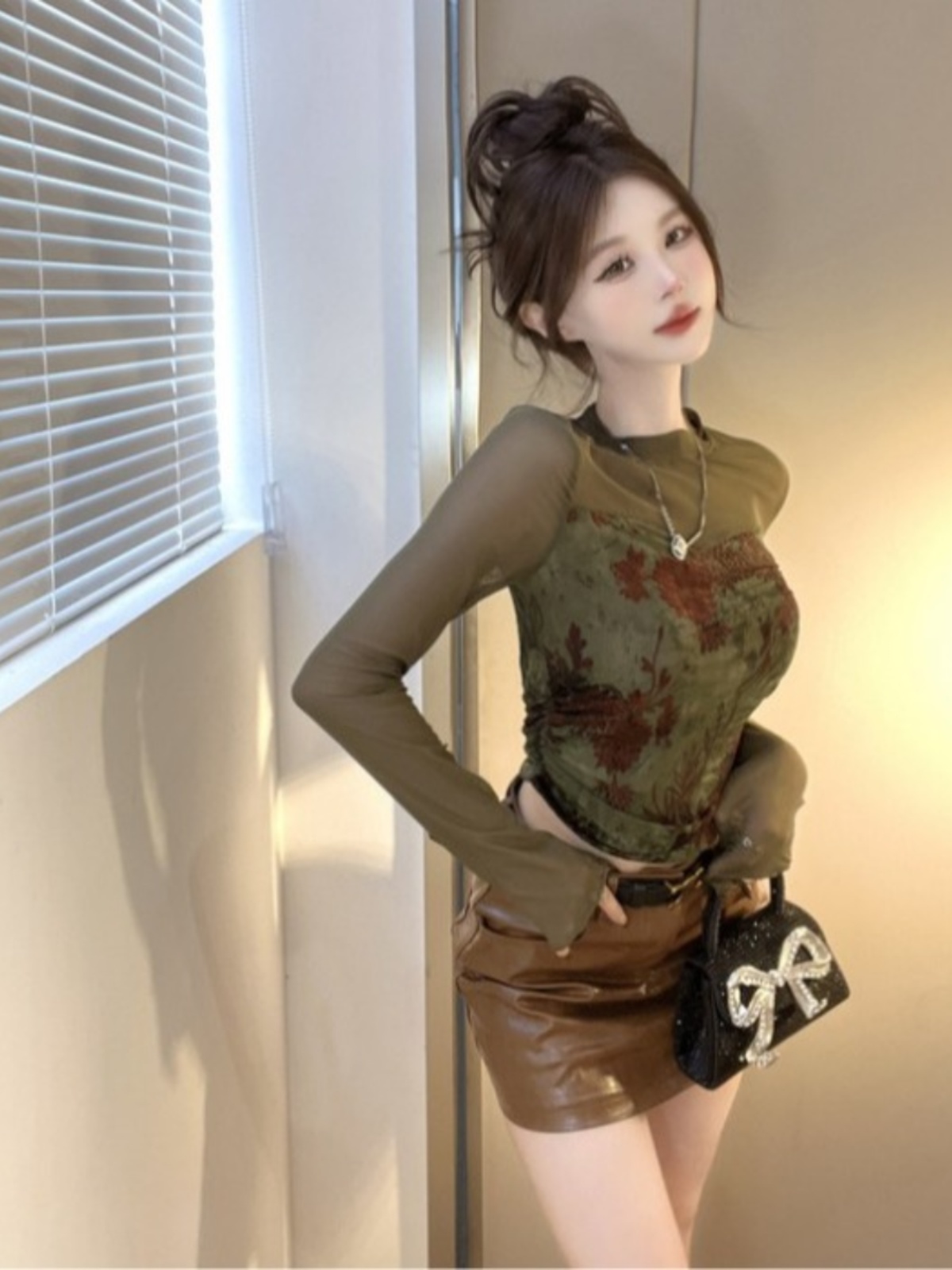 Retro American Tie Dye Mesh Ba - Mesh Top Layering 评论和价格