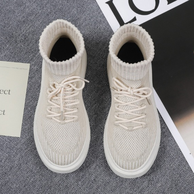 Knitted Mesh Socks Shoes Women - Mesh Top Layering 评论和价格