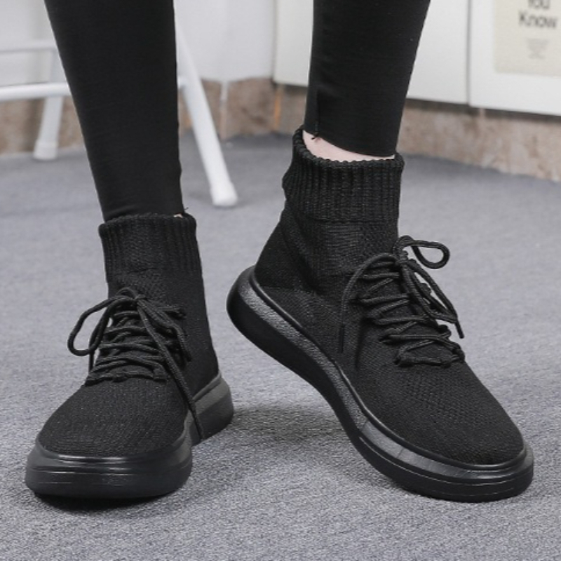 Knitted Mesh Socks Shoes Women - Mesh Top Layering 评论和价格