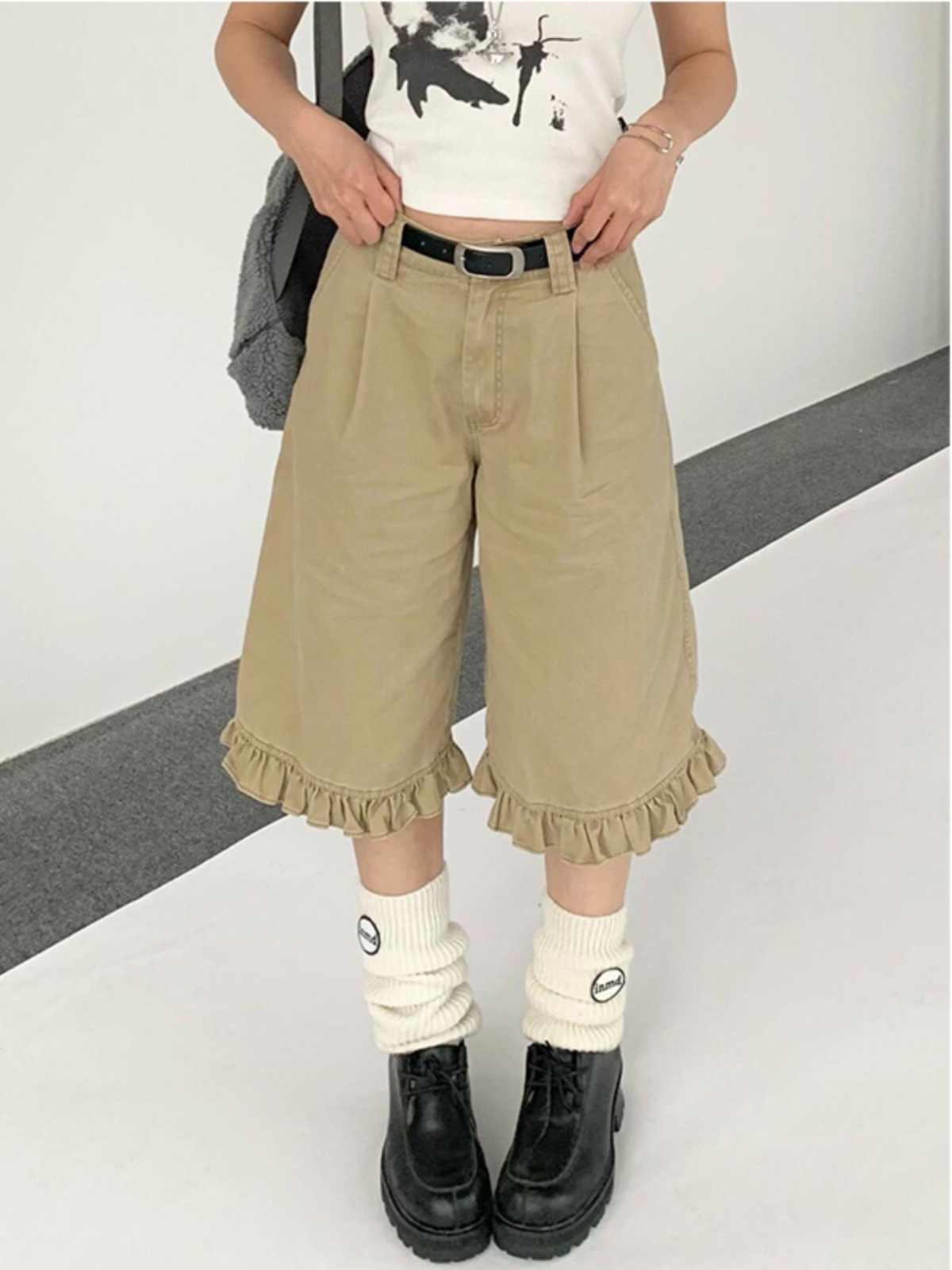 Summer Women's American Retro  - Street Fashion Baggy 评论和价格