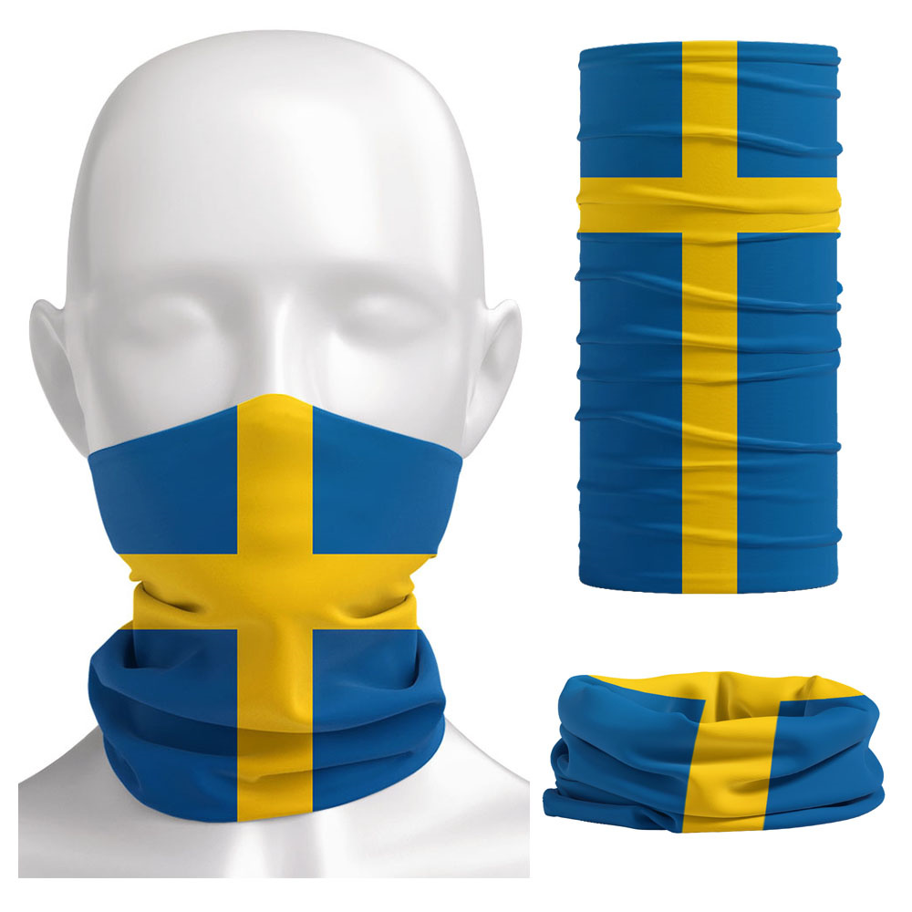 Sweden Flag Printed Bandana He - Balaclava Face Mask 评论和价格