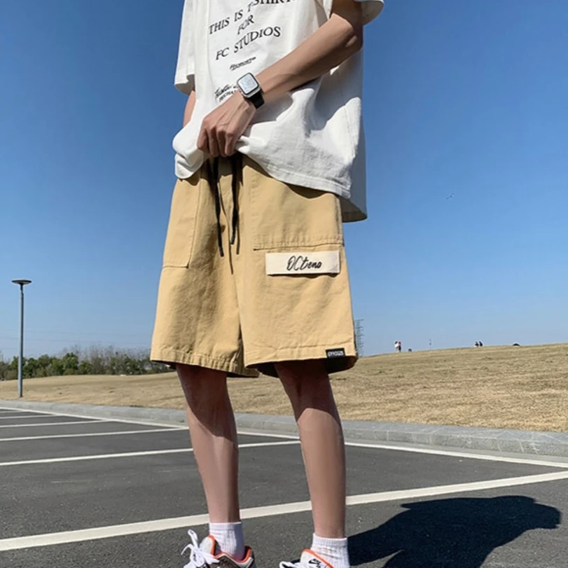 Loose Elastic Waist Half Solid - Cargo Pant Wide 评论和价格