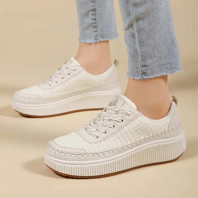 Brown Shoes Woman Flats Autumn - Street Fashion For Short Guys 评论和价格