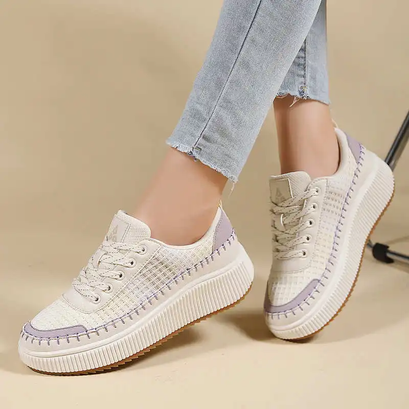 Brown Shoes Woman Flats Autumn - Street Fashion For Short Guys 评论和价格