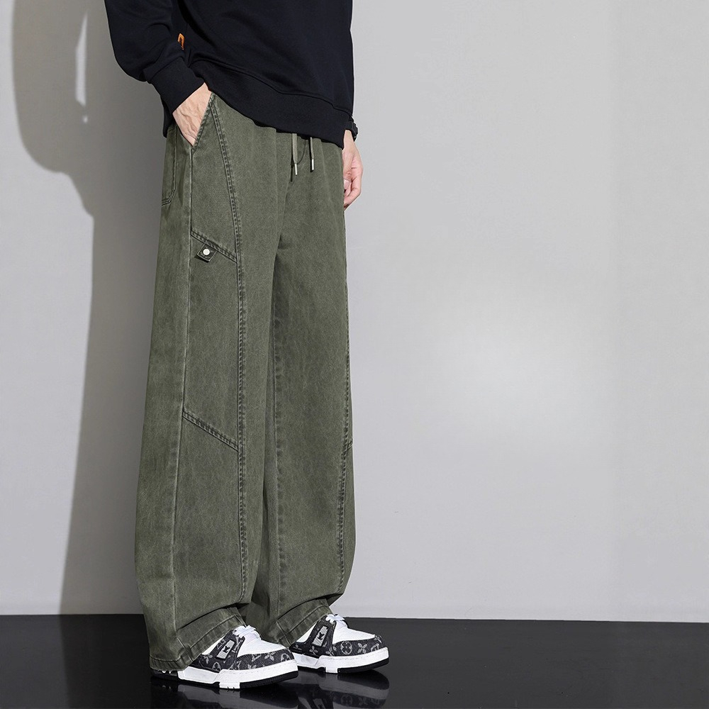 Men's Overalls 2026 Spring and - Cargo Pant Wide 评论和价格