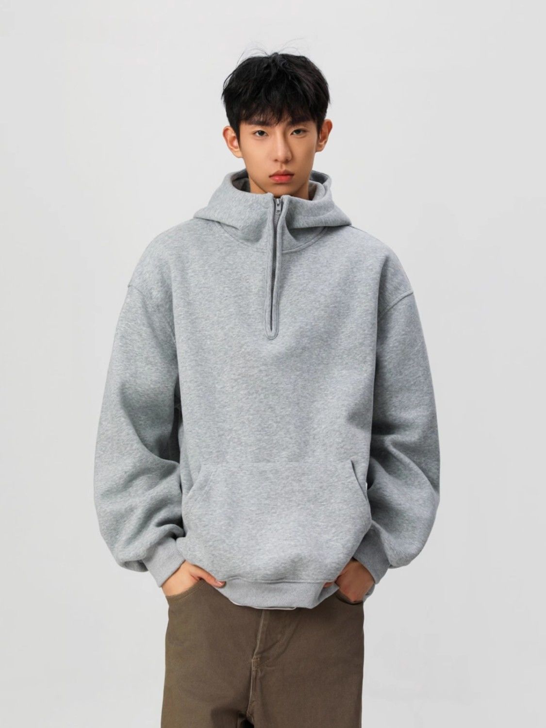 Mens With Hat Hoodies Man Zip  - Street Fashion History 评论和价格