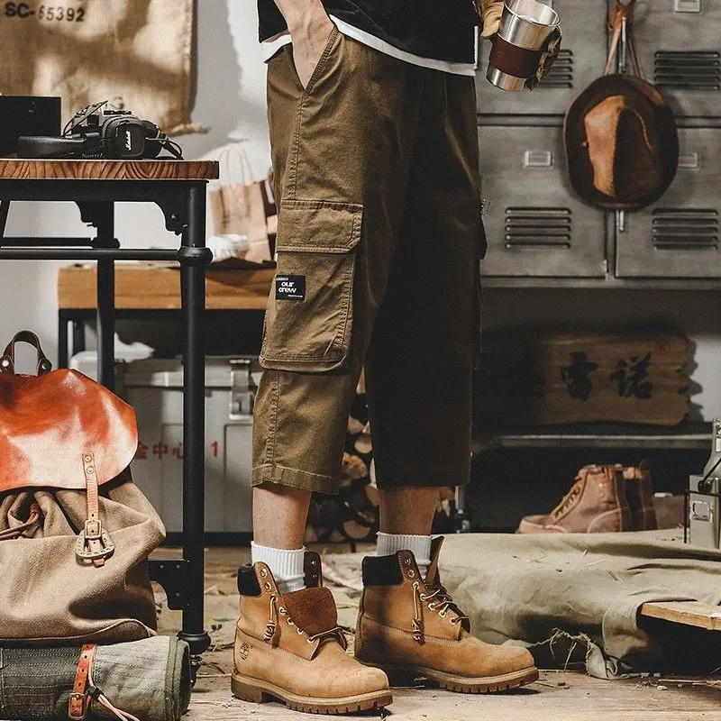 With Zipper Khaki Draw String  - Cargo Pant Wide 评论和价格