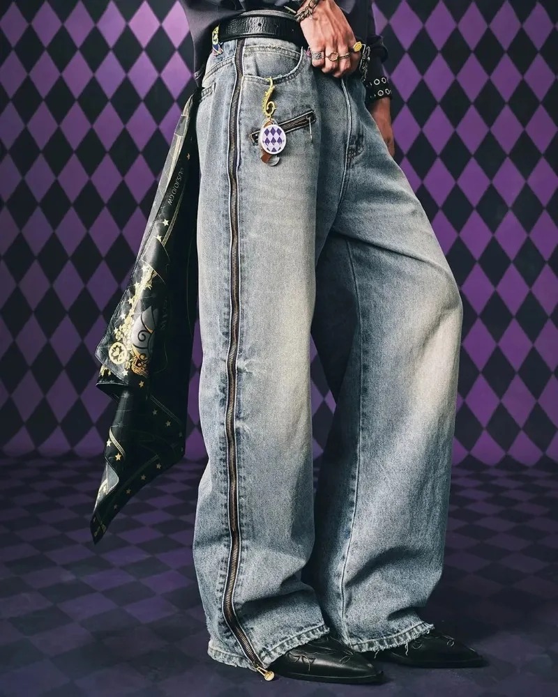 Y2K Streetwear Men Hip Hop Har - Street Fashion Baggy 评论和价格