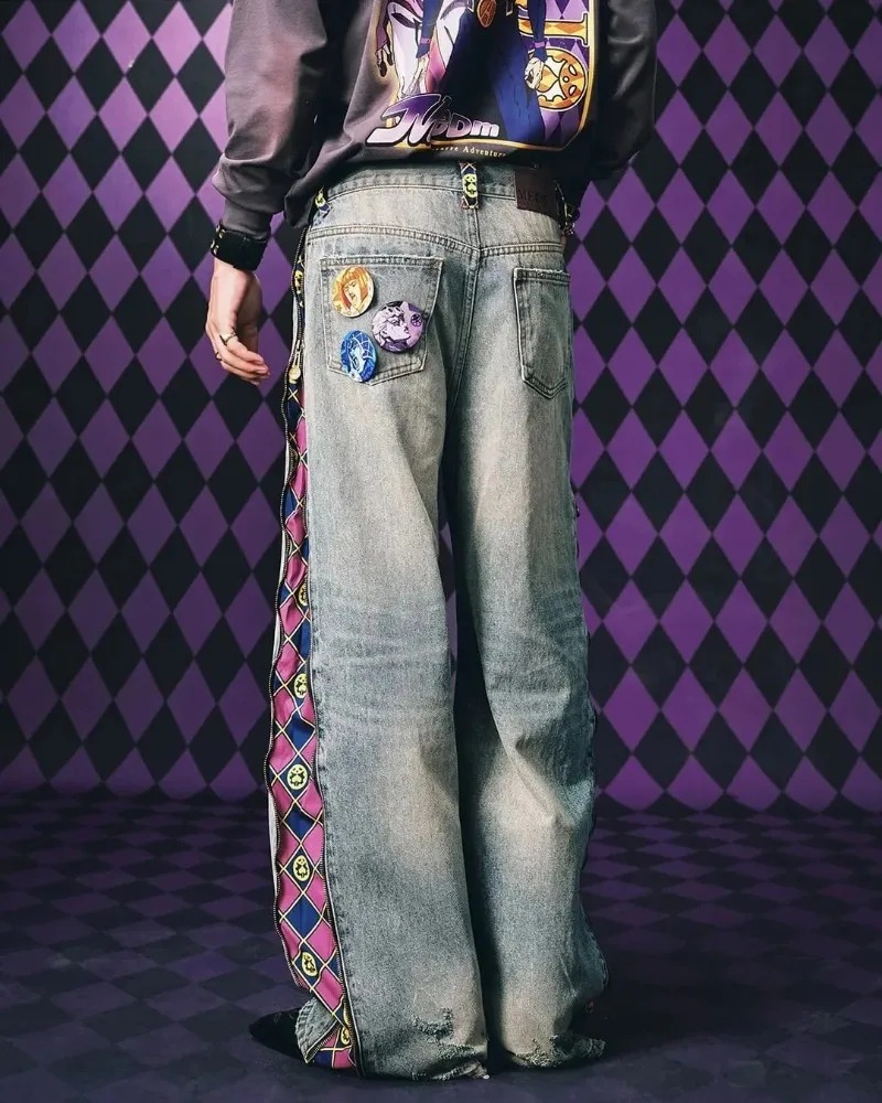 Y2K Streetwear Men Hip Hop Har - Street Fashion Baggy 评论和价格