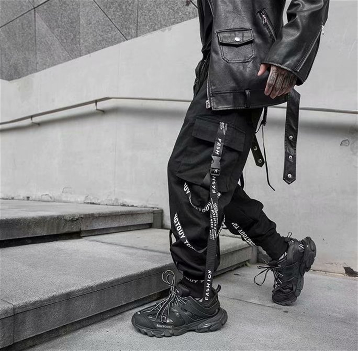 Fashion New Cargo Pants Men Jo - Street Fashion In Japanese 评论和价格