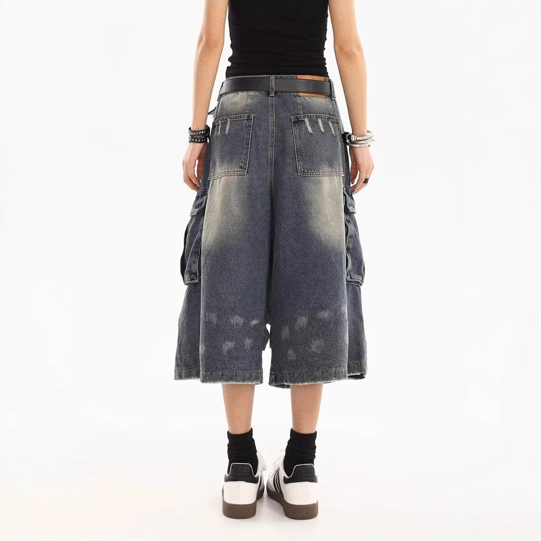 2026 New Plus Size Washed Spla - Cargo Pant Wide 评论和价格