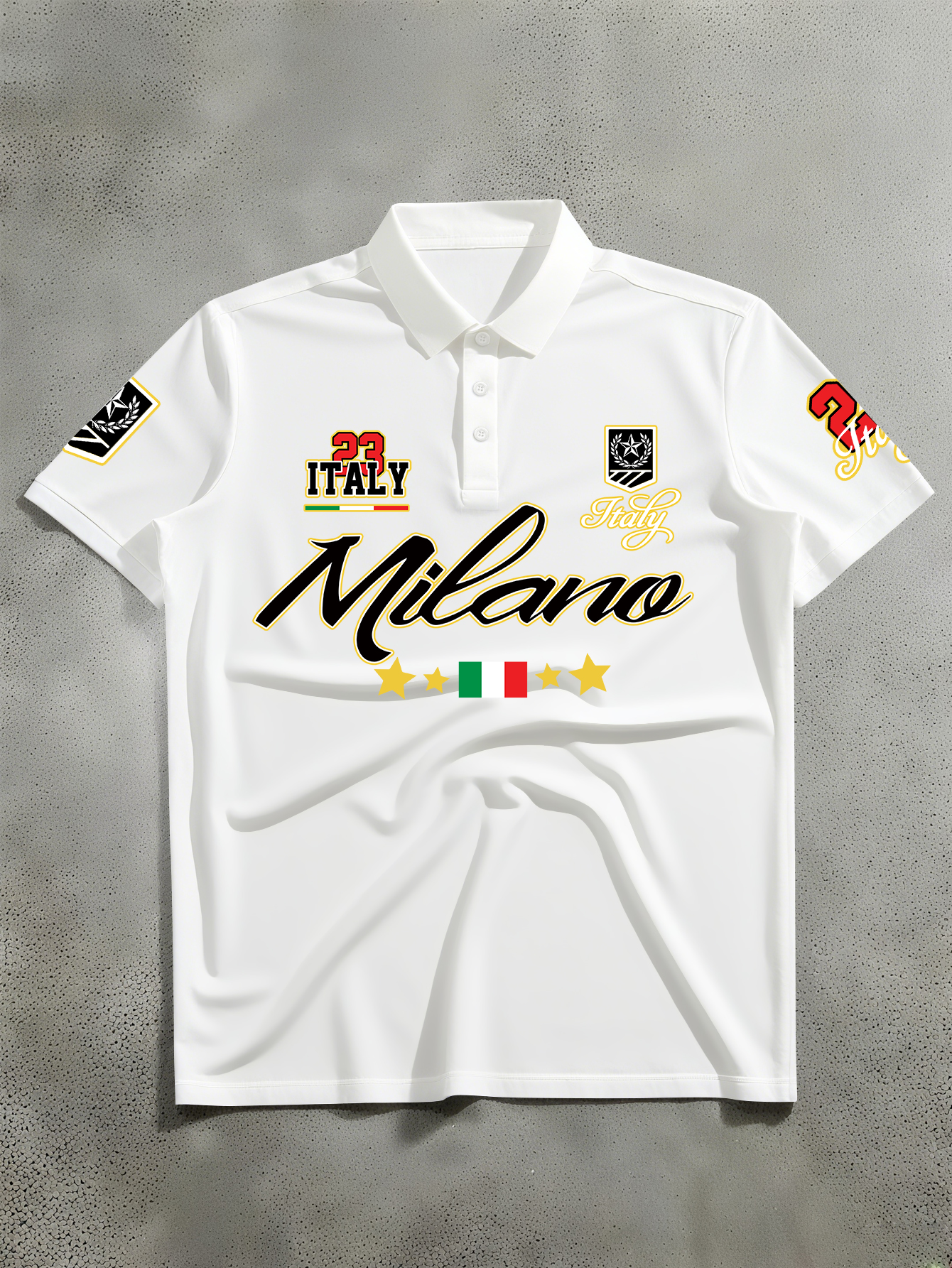 Men's Fashion Printed Polo Shi - Street Fashion Milano 评论和价格