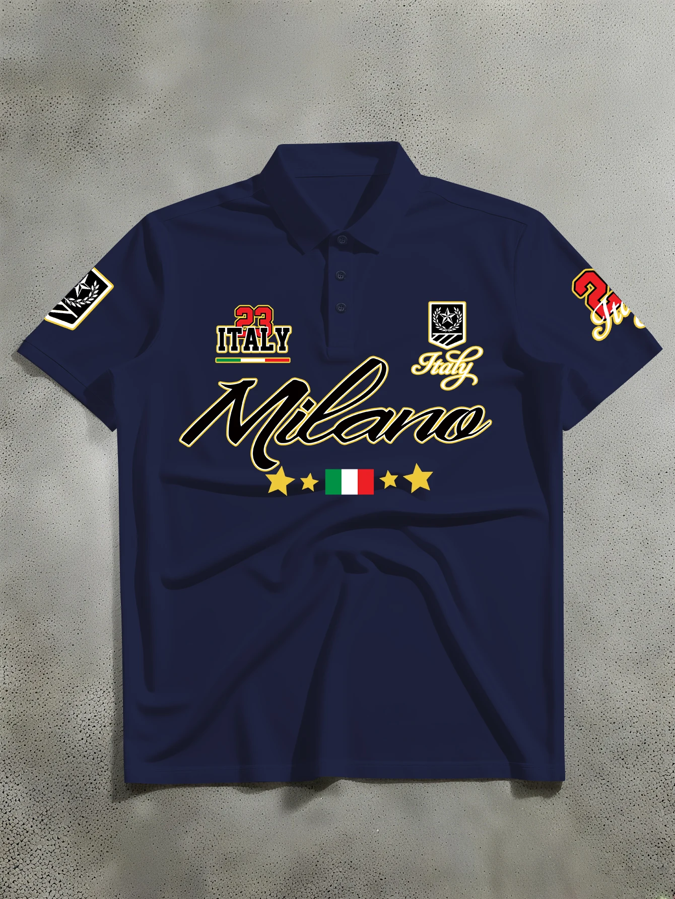 Men's Fashion Printed Polo Shi - Street Fashion Milano 评论和价格