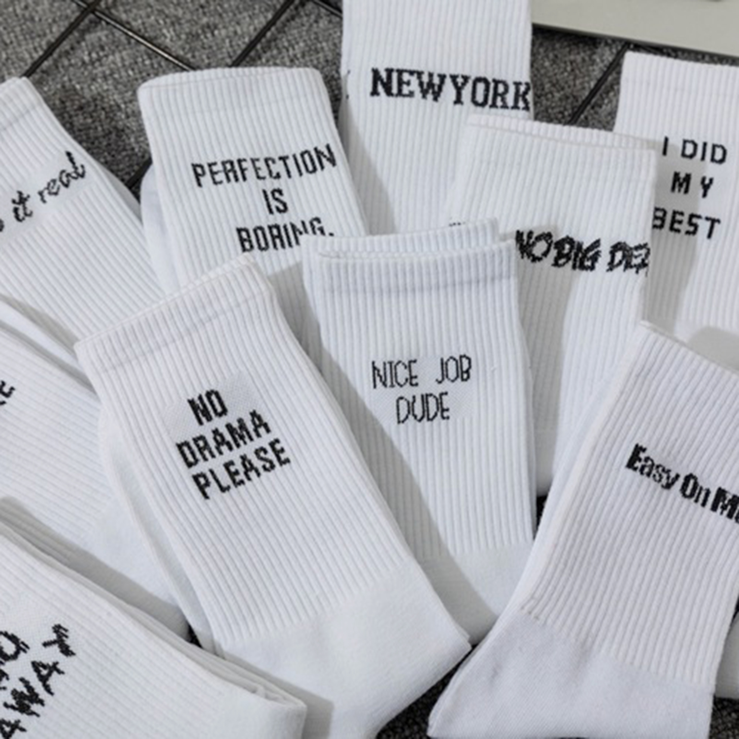 5 Pairs/Set New Women Letter J - Street Fashion Youtube 评论和价格