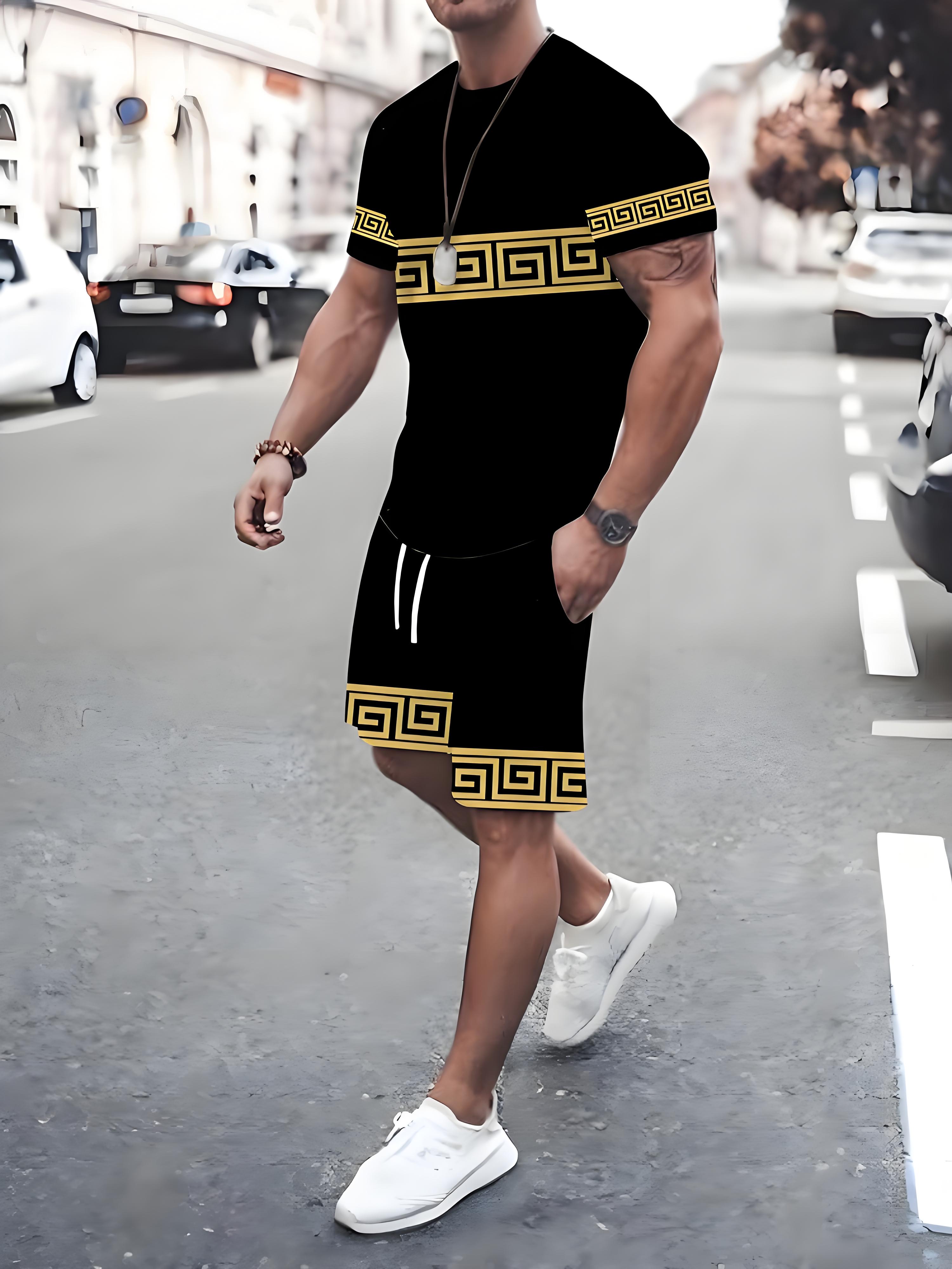 New Plus Size Men's T-shirt An - Street Fashion Men 评论和价格