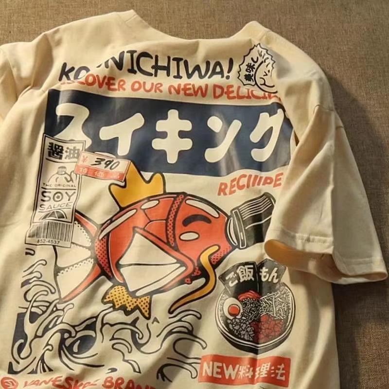 New Japanese Street T-shirt, M - Street Fashion In Japanese 评论和价格