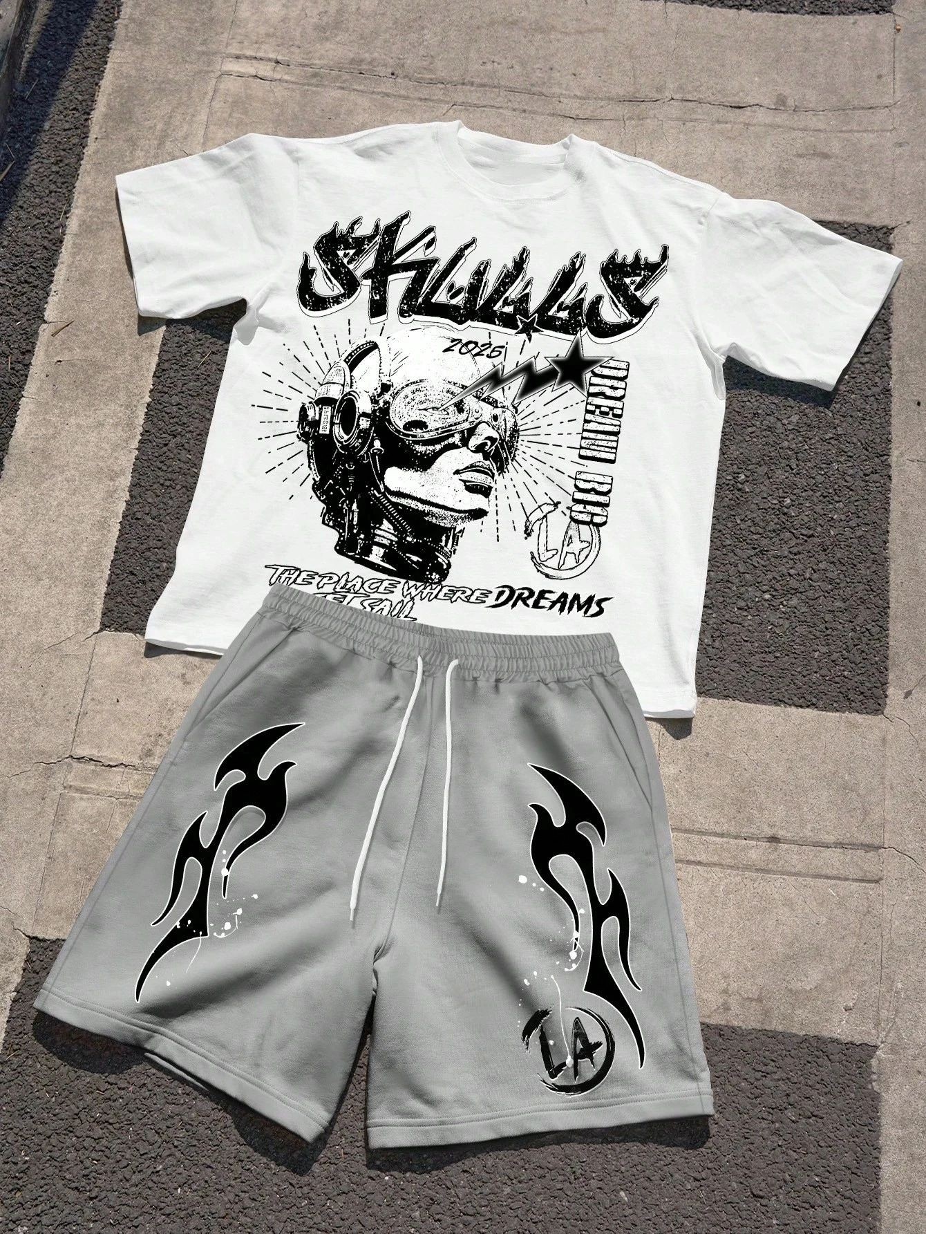 2026 Summer New Men's Short-Sl - Street Fashion Men 评论和价格