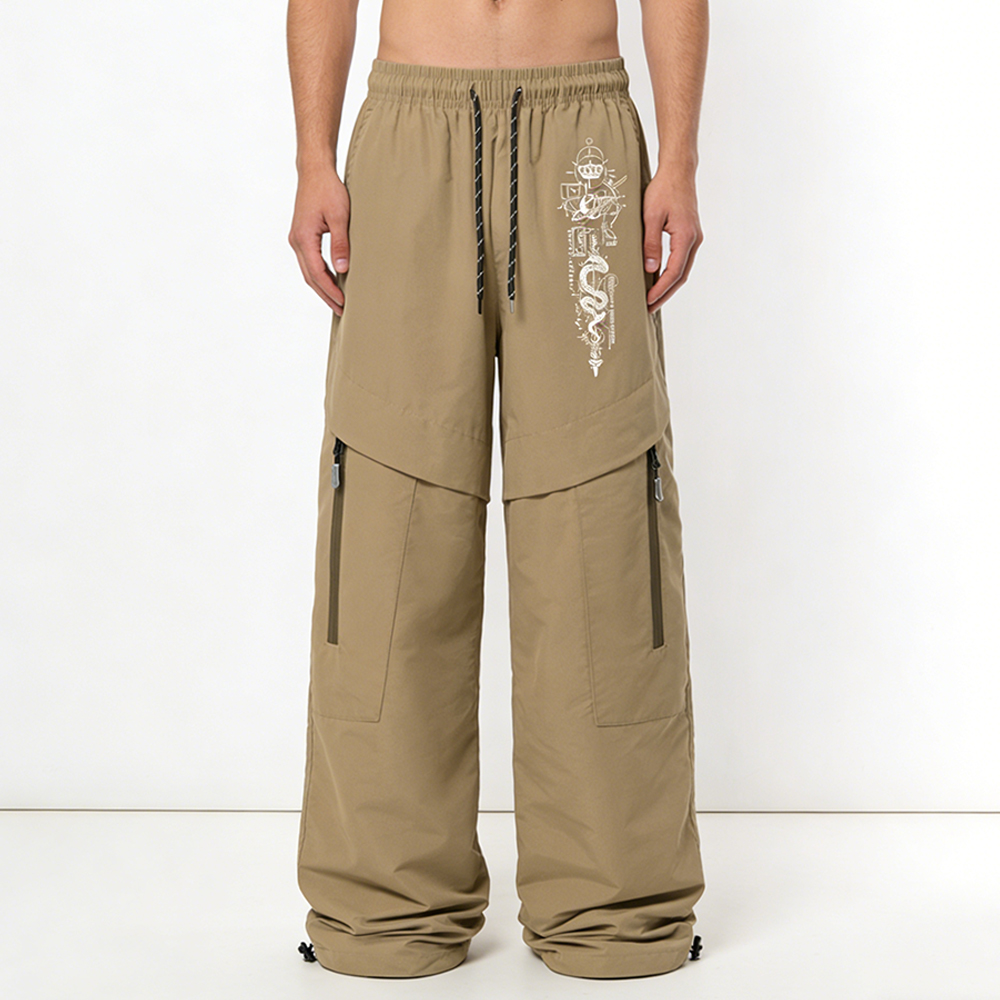 Techwear Men's Loose Fit Wide  - Cargo Pant Wide 评论和价格