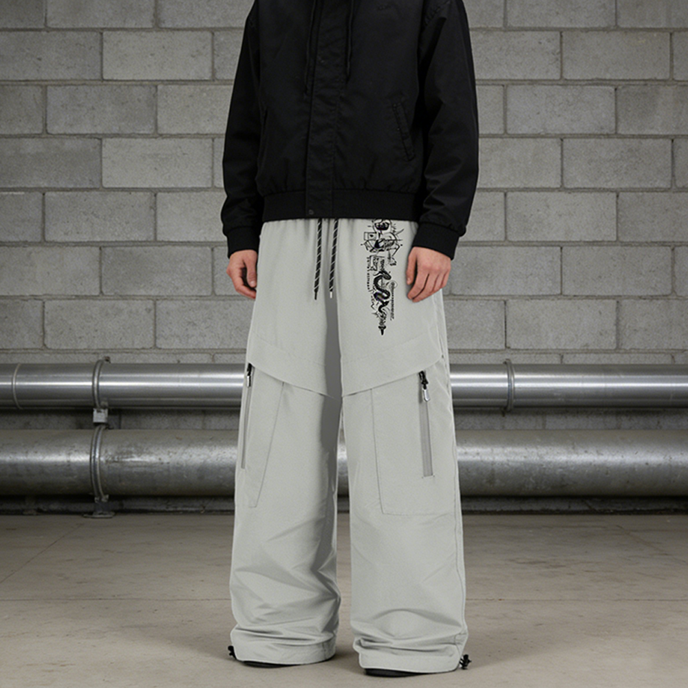 Techwear Men's Loose Fit Wide  - Cargo Pant Wide 评论和价格