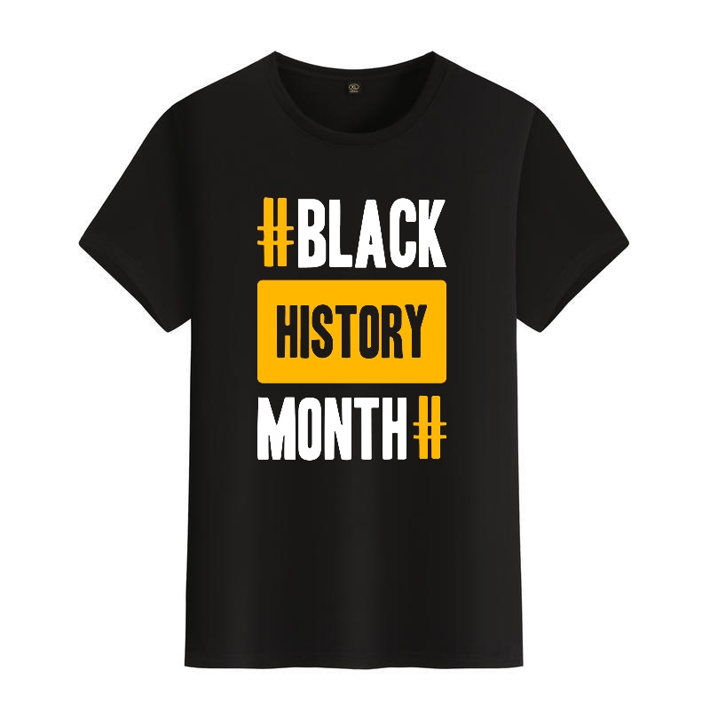 Men's Black Round-Neck Short-S - Street Fashion History 评论和价格