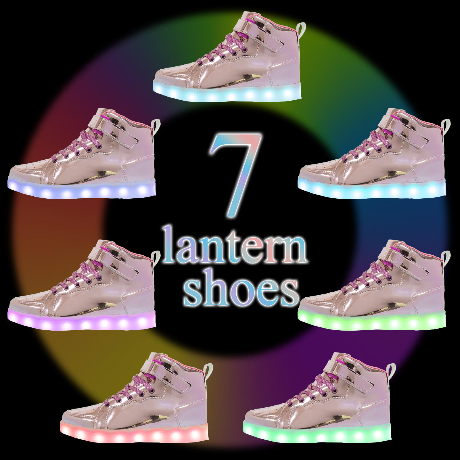 Size 25-47 USB Charging Glowin - Mesh Top Layering 评论和价格