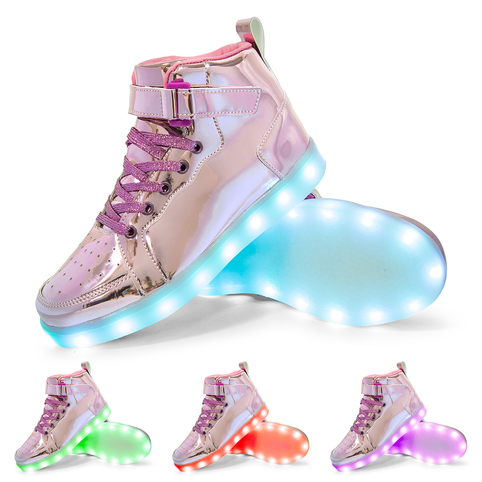 Size 25-47 USB Charging Glowin - Mesh Top Layering 评论和价格