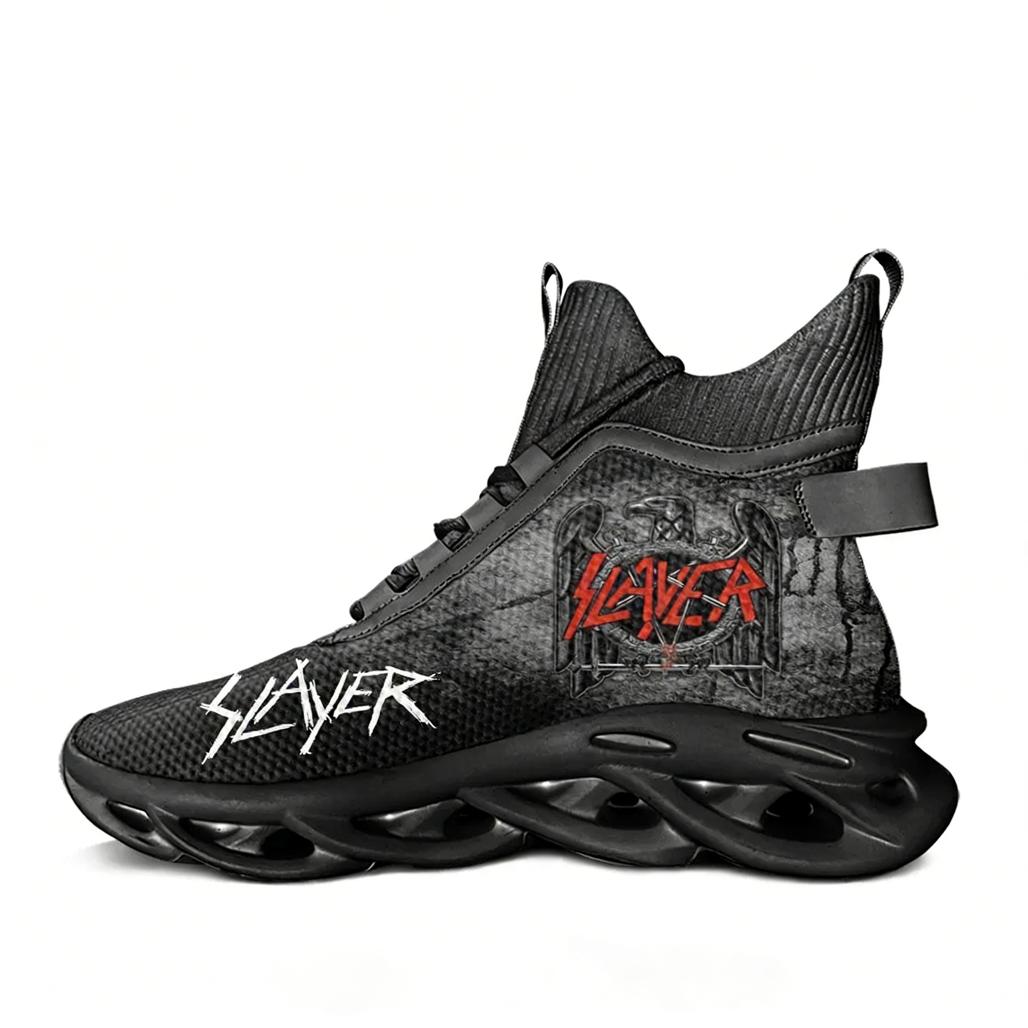 Slayer Heavy Metal Rock Band H - Mesh Top Layering 评论和价格