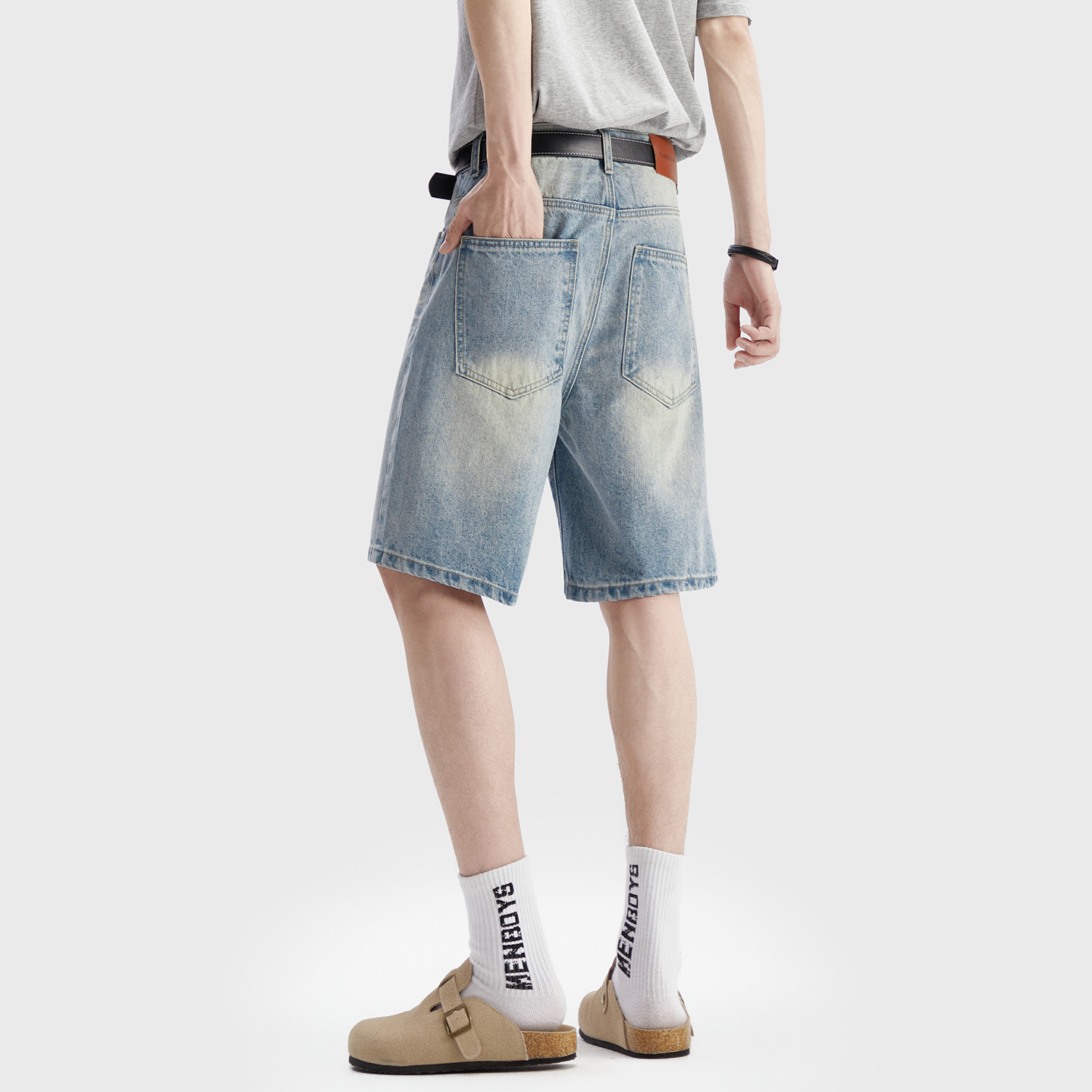 Vintage Washed Denim Shorts Me - Cargo Pant Wide 评论和价格