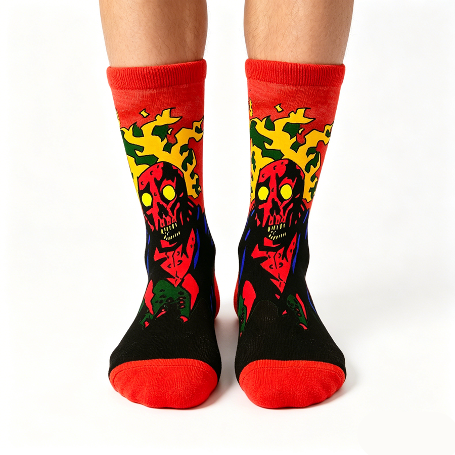 12pairs Anime Cartoon Socks Me - Street Fashion Youtube 评论和价格