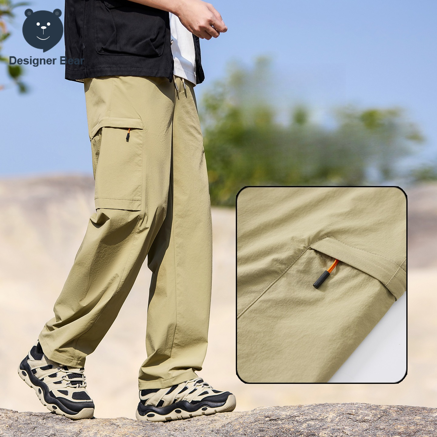 Brand Clothing Men's Cargo Pan - Cargo Pant Wide 评论和价格