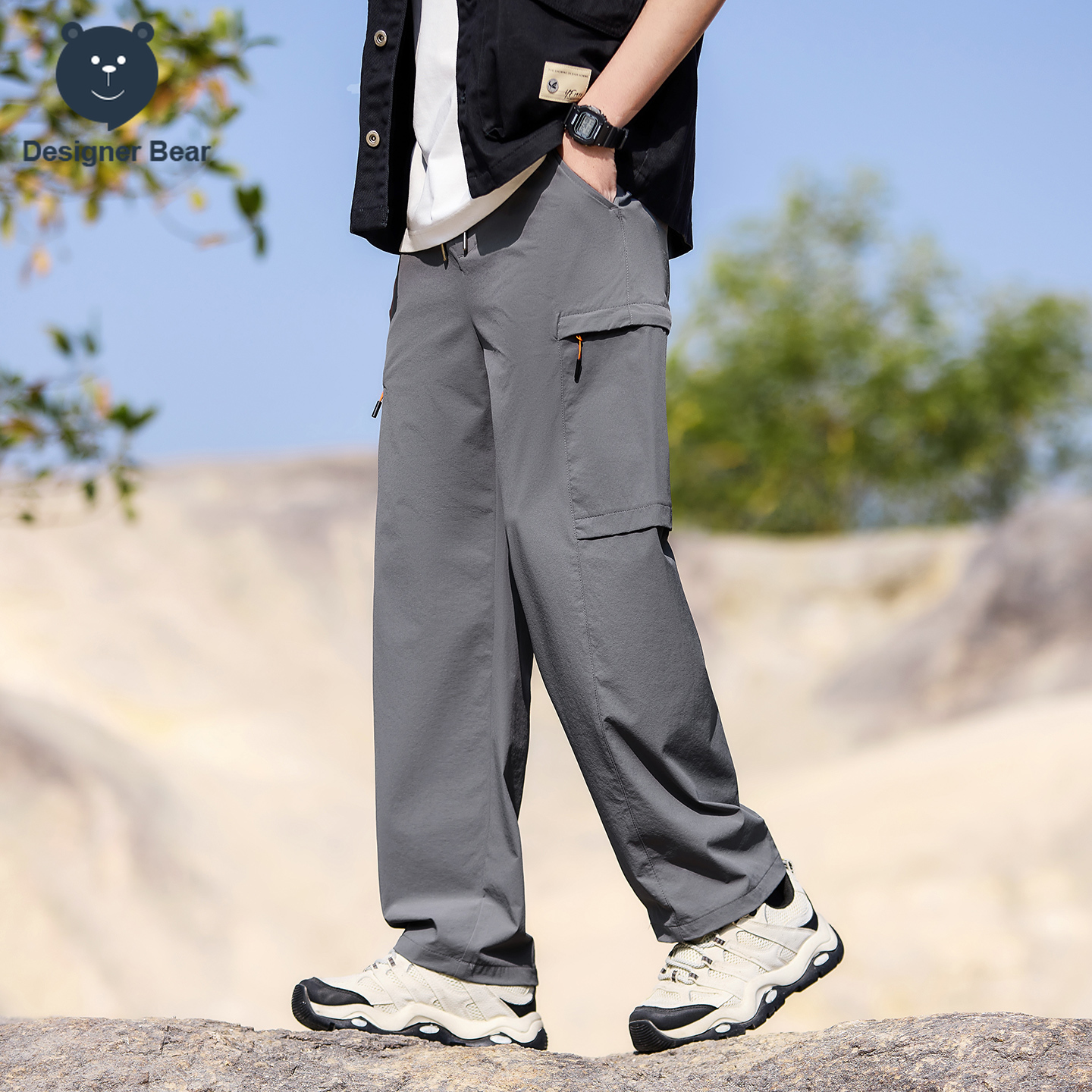 Brand Clothing Men's Cargo Pan - Cargo Pant Wide 评论和价格