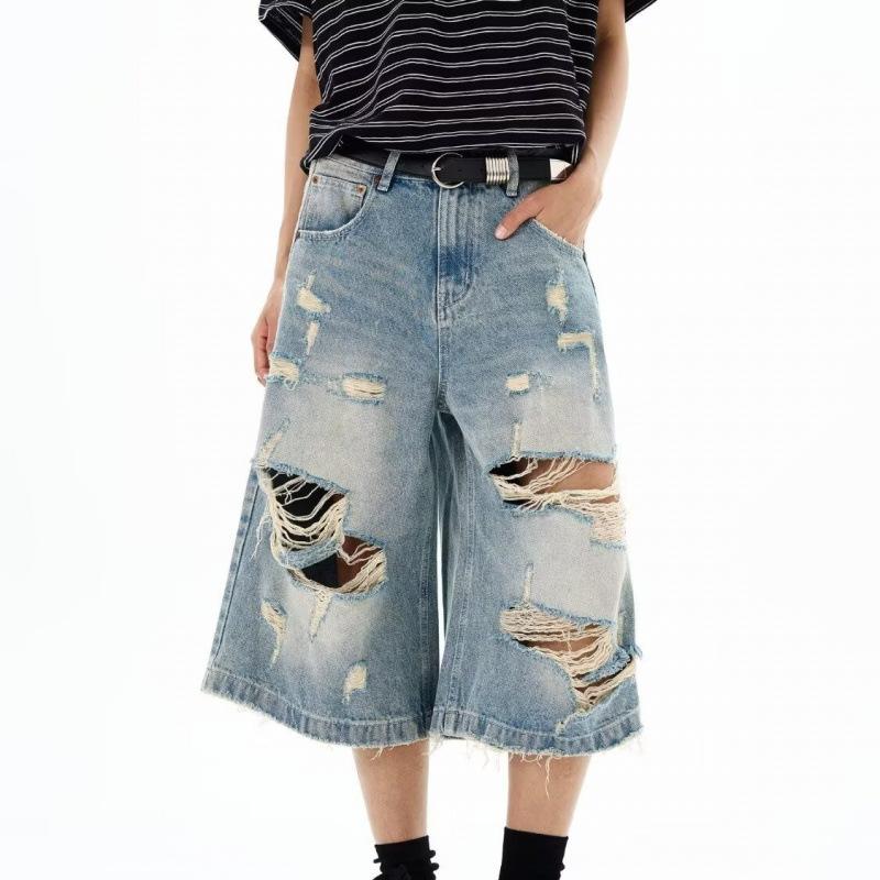 New Men Vintage Ripped Baggy S - Street Fashion Baggy 评论和价格