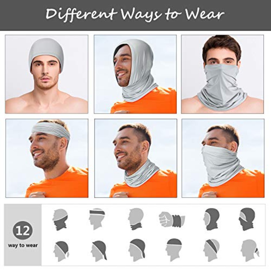 Geyoga Neck Gaiter Bandana Fac - Balaclava Face Mask 评论和价格